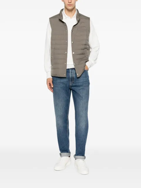 Brunello Cucinelli quilted sleeveless gilet
