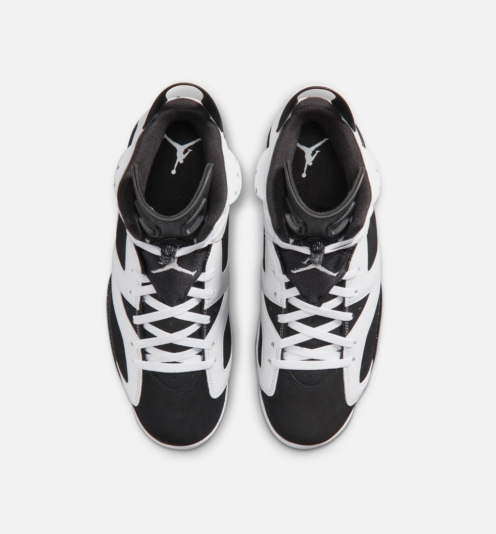 Air Jordan 6 Retro Black And White Men's Lifestyle Shoes - Black / White