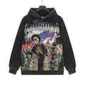 Godspeed Out of Many One Graphic Acid Wash Hoodie